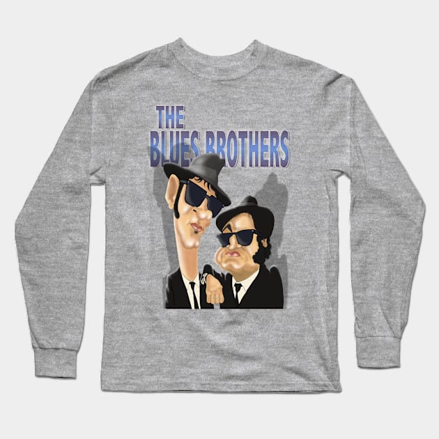 The Blues Brothers Long Sleeve T-Shirt by markucho88